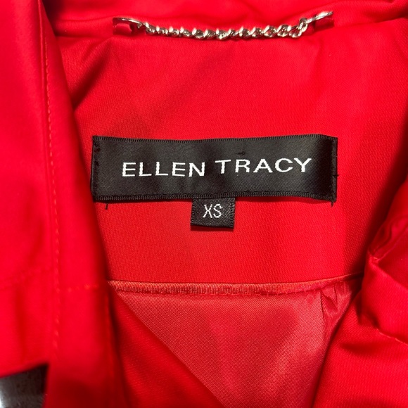 ELLEN TRACY | WOMEN’S COAT & JACKET | SHORT | LARGE BUTTONS | RED | EXTRA SMALL - Picture 8 of 17